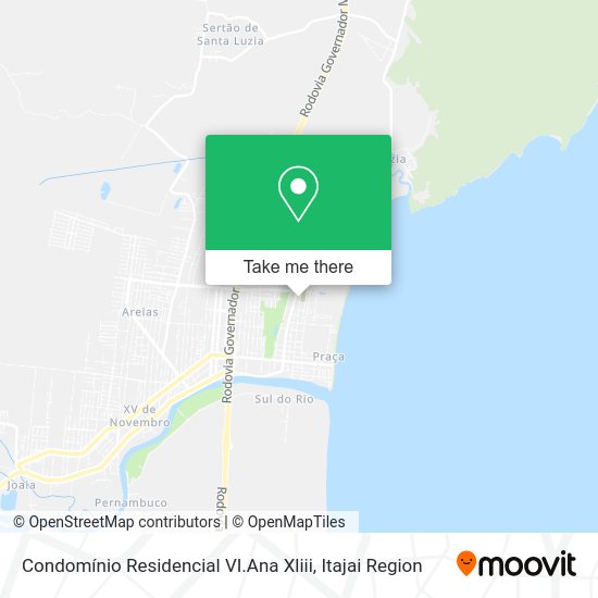 Condomínio Residencial VI.Ana Xliii map