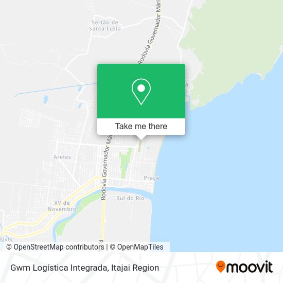 Gwm Logística Integrada map
