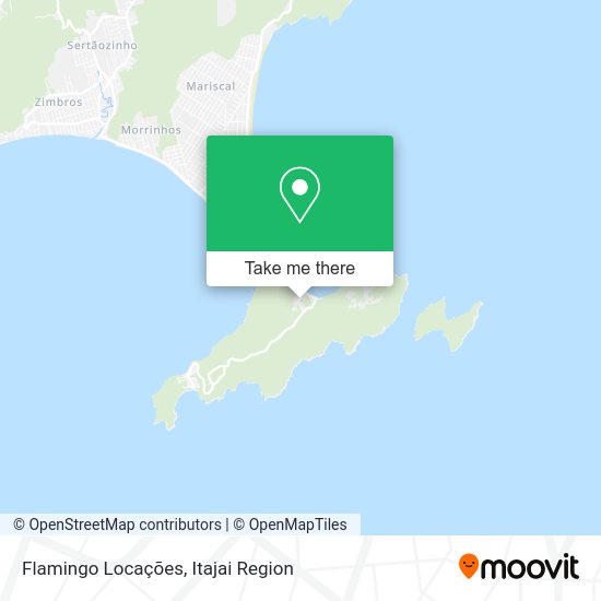Flamingo Locações map