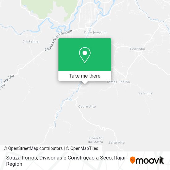 Souza Forros, Divisorias e Construção a Seco map