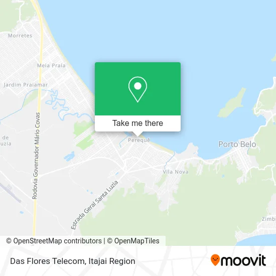Das Flores Telecom map