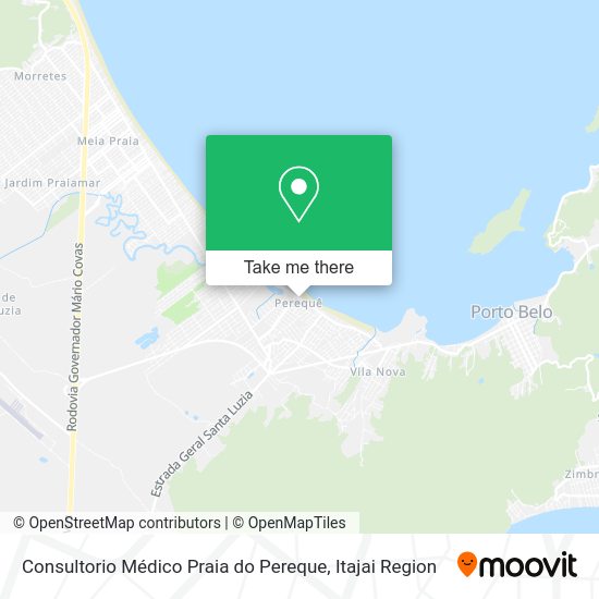 Consultorio Médico Praia do Pereque map
