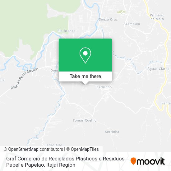 Graf Comercio de Reciclados Plásticos e Residuos Papel e Papelao map