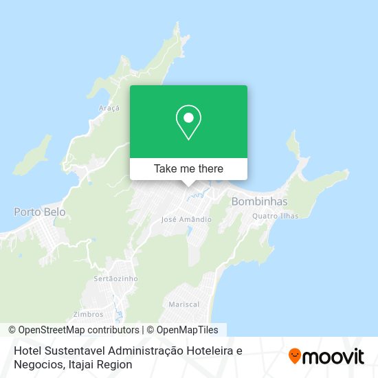 Hotel Sustentavel Administração Hoteleira e Negocios map