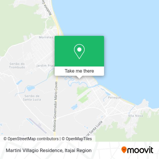 Martini Villagio Residence map