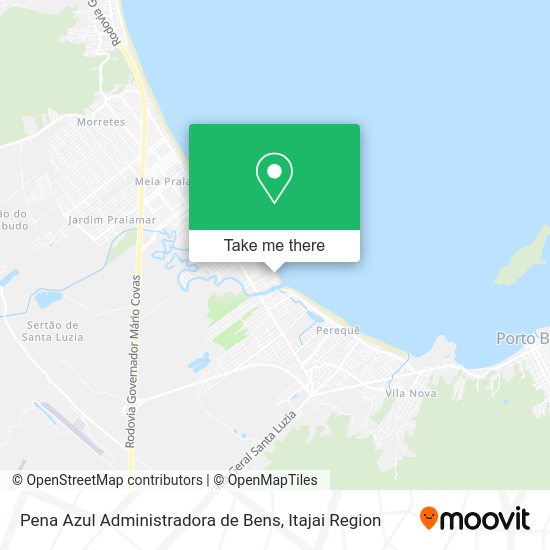 Pena Azul Administradora de Bens map