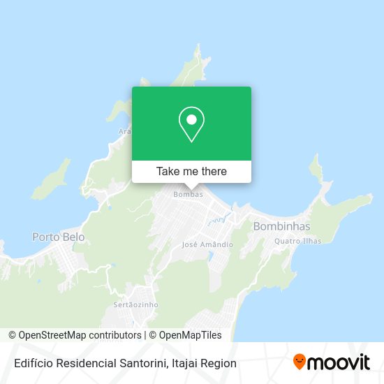 Edifício Residencial Santorini map