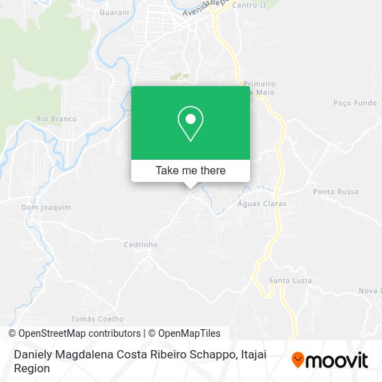 Daniely Magdalena Costa Ribeiro Schappo map