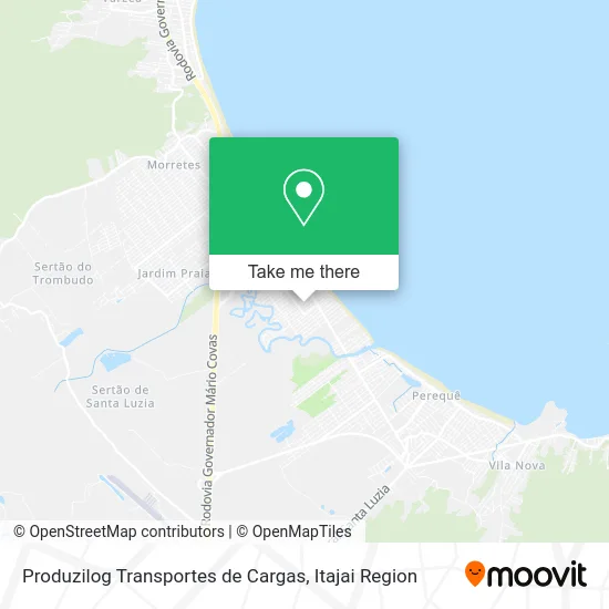Produzilog Transportes de Cargas map
