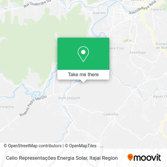 Celio Representações Energia Solar map