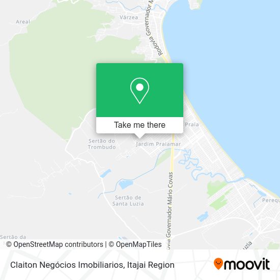 Claiton Negócios Imobiliarios map