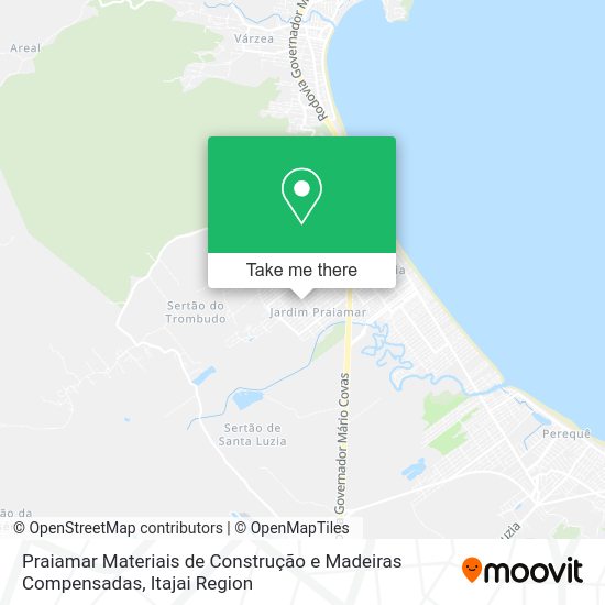 Praiamar Materiais de Construção e Madeiras Compensadas map