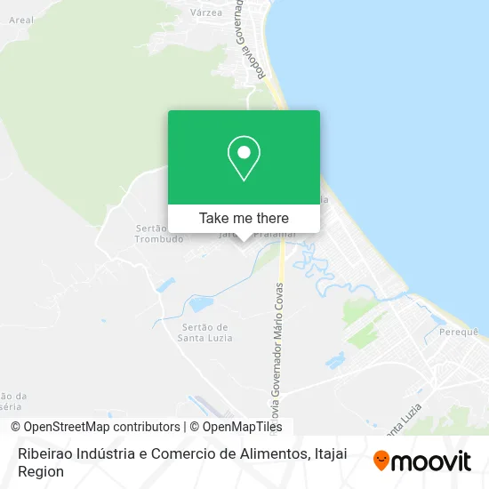 Ribeirao Indústria e Comercio de Alimentos map