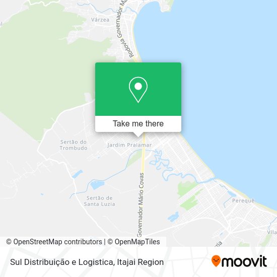 Sul Distribuição e Logistica map