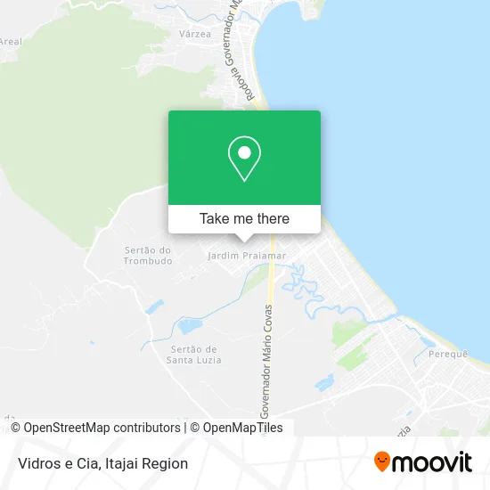 Vidros e Cia map