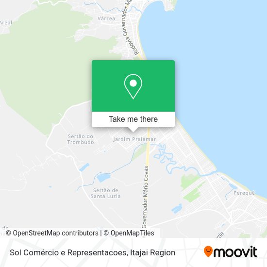 Sol Comércio e Representacoes map