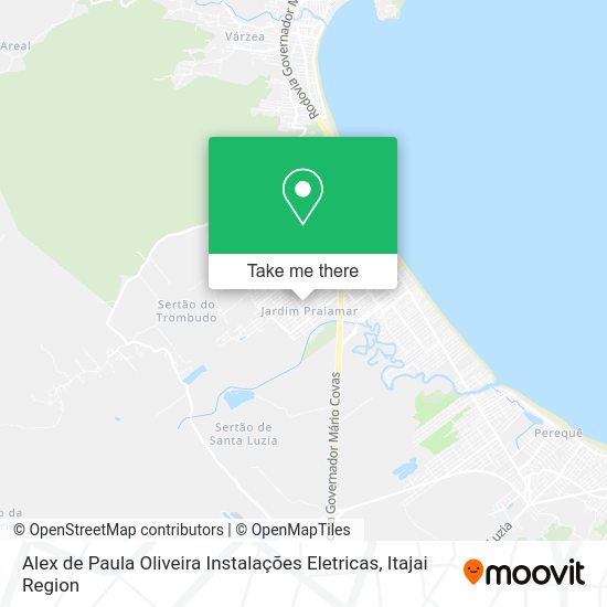 Alex de Paula Oliveira Instalações Eletricas map