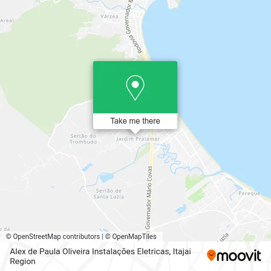 Alex de Paula Oliveira Instalações Eletricas map