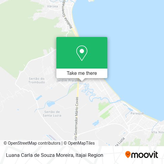 Luana Carla de Souza Moreira map