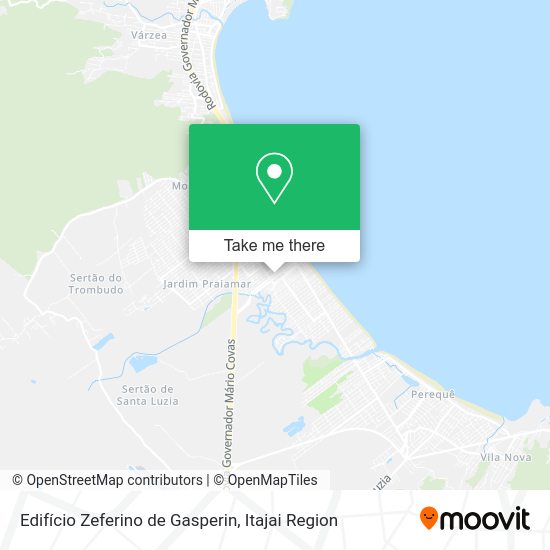 Edifício Zeferino de Gasperin map