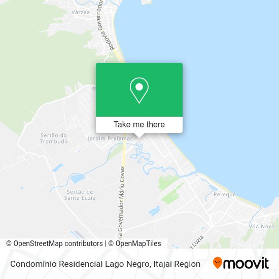 Condomínio Residencial Lago Negro map