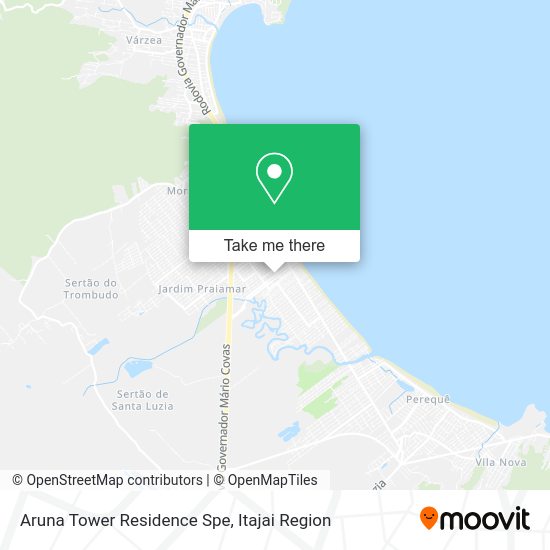 Aruna Tower Residence Spe map