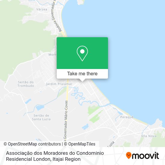 Associação dos Moradores do Condominio Residencial London map