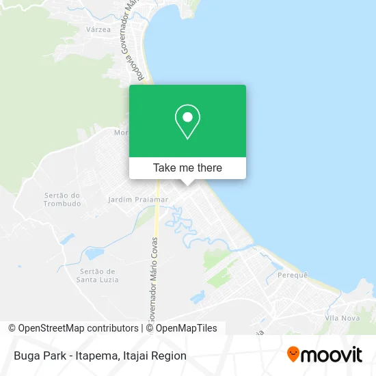 Buga Park - Itapema map