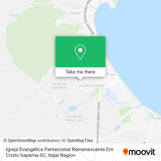 Igreja Evangélica Pentecostal Remanescente Em Cristo Itapema-SC map