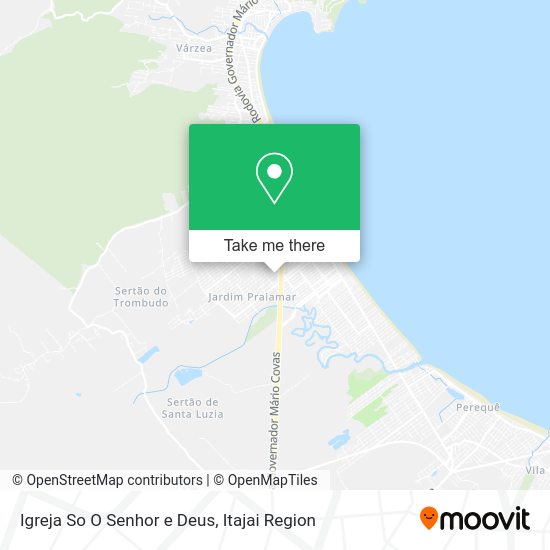 Igreja So O Senhor e Deus map