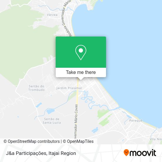 J&a Participações map