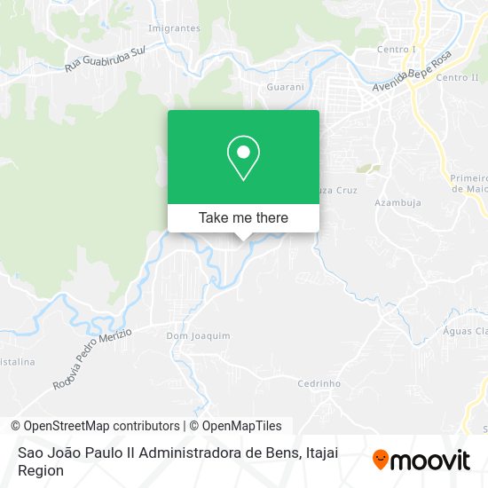 Sao João Paulo II Administradora de Bens map