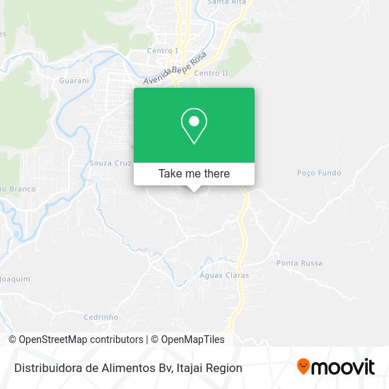 Distribuidora de Alimentos Bv map