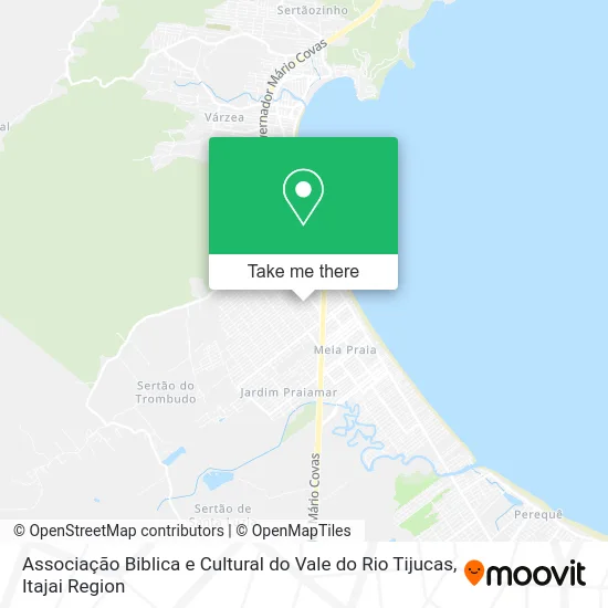 Associação Biblica e Cultural do Vale do Rio Tijucas map