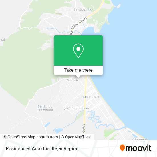 Residencial Arco Íris map