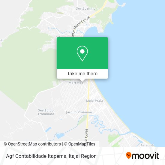 Agf Contabilidade Itapema map
