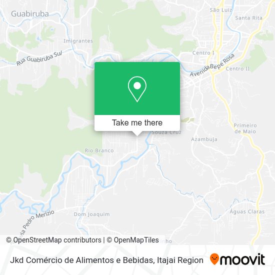 Jkd Comércio de Alimentos e Bebidas map