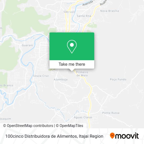 100cinco Distribuidora de Alimentos map