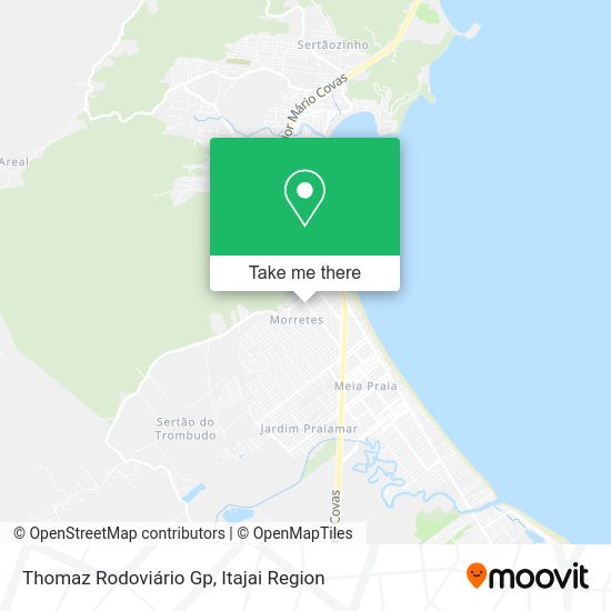 Thomaz Rodoviário Gp map