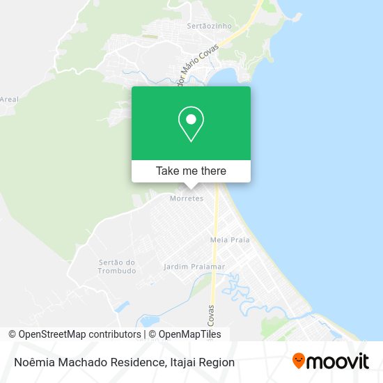 Noêmia Machado Residence map