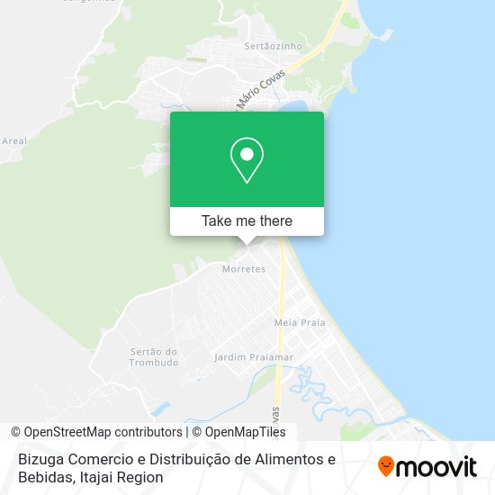 Bizuga Comercio e Distribuição de Alimentos e Bebidas map