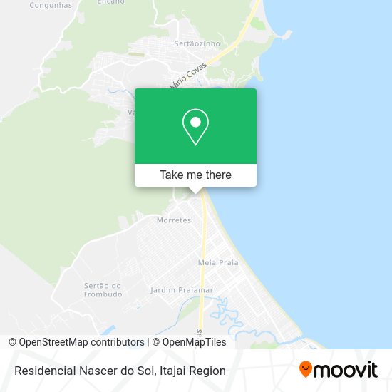 Residencial Nascer do Sol map