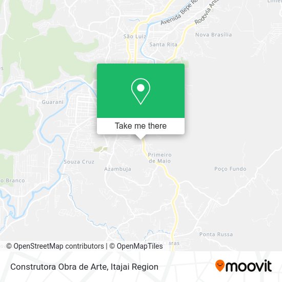 Construtora Obra de Arte map