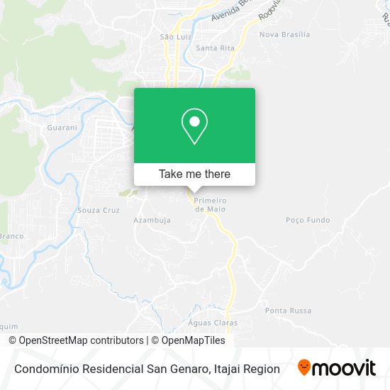 Condomínio Residencial San Genaro map