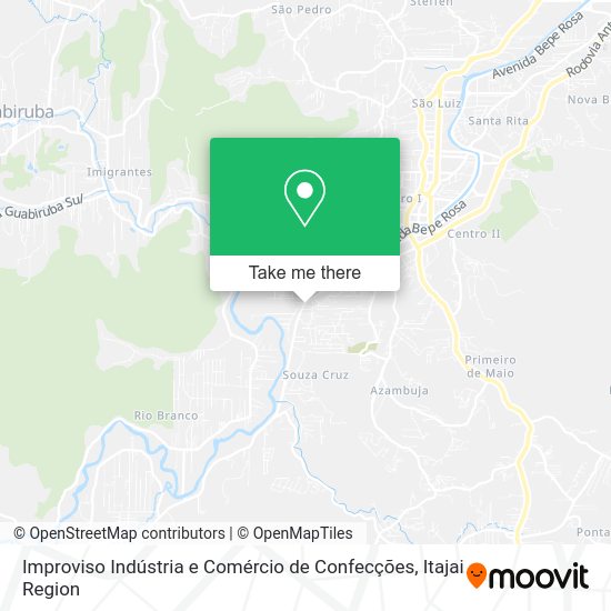 Improviso Indústria e Comércio de Confecções map