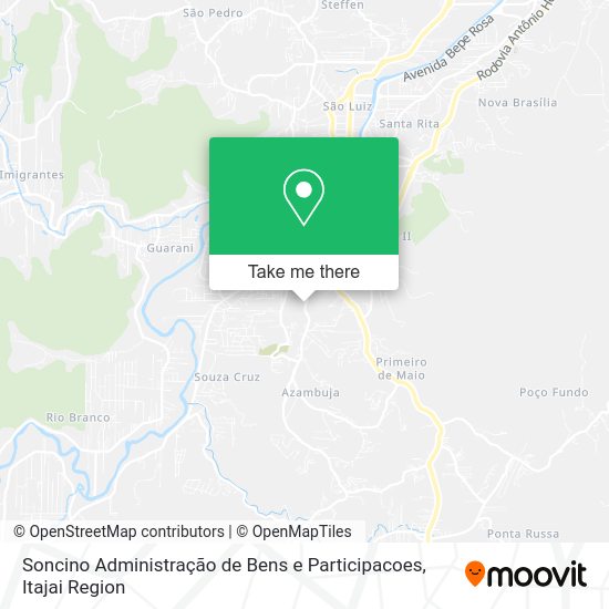 Soncino Administração de Bens e Participacoes map