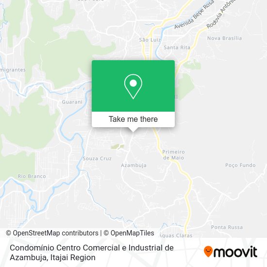 Condomínio Centro Comercial e Industrial de Azambuja map