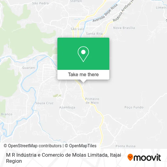 M R Indústria e Comercio de Molas Limitada map