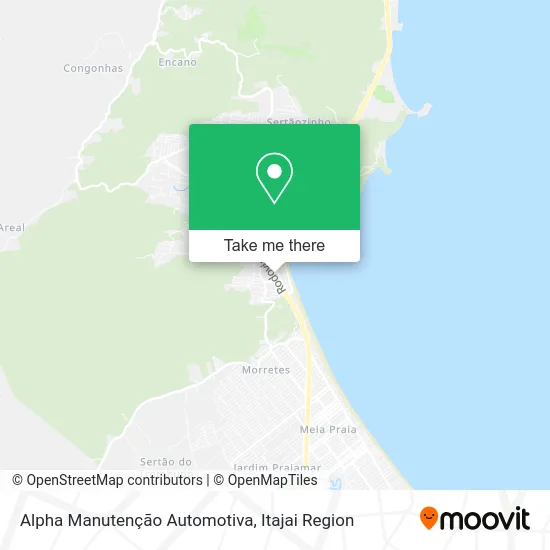 Alpha Manutenção Automotiva map