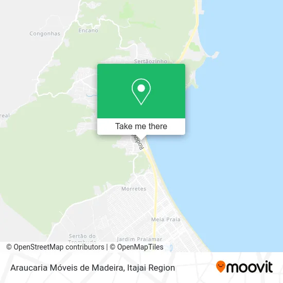 Araucaria Móveis de Madeira map